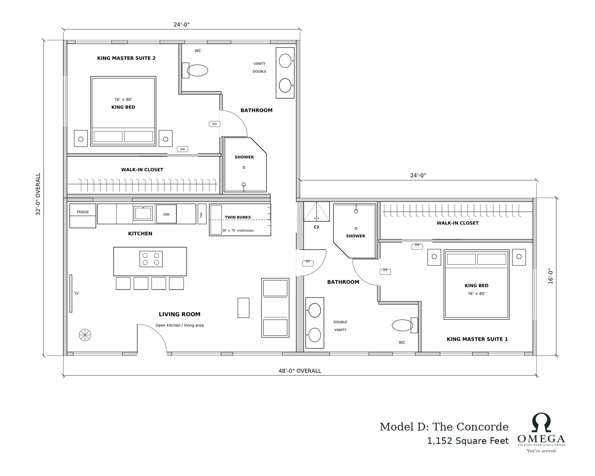 The Concorde floor plan
